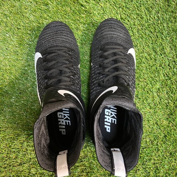 Nike Alpha Menace Elite 2 WD P FlyKnit Black White BV3298-001 Men Size 15 Wide main image 7